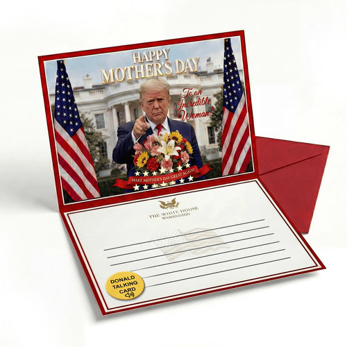 Funny Trump Mother's Day Card with Audio Voice Message – Make Mother's Day Great Again