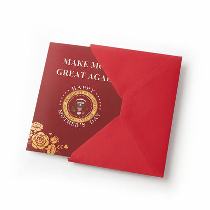 Funny Trump Mother's Day Card with Audio Voice Message – Make Mother's Day Great Again