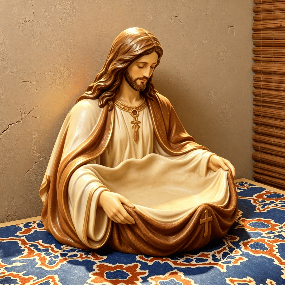 Handmade Jesus Storage Bowl