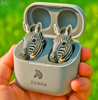 Premium 3D Artist-Series Animal Wireless Earbuds | Wireless Earphones with Cartoon Charging Case