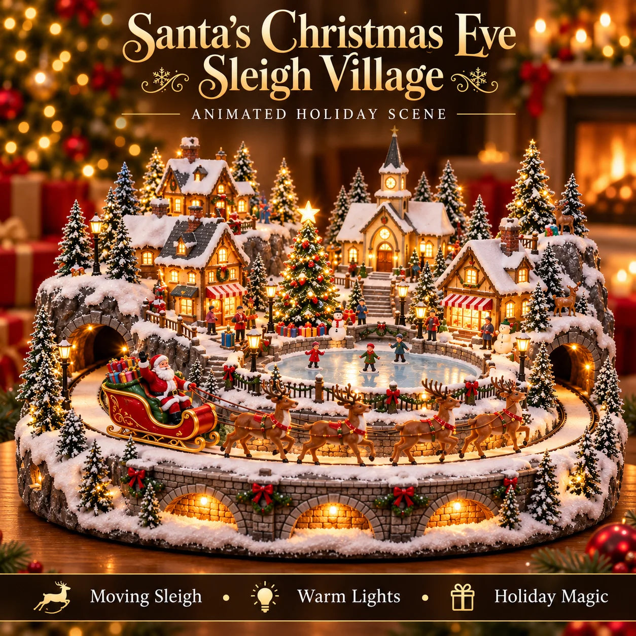 🎅 Santa Sleigh Village