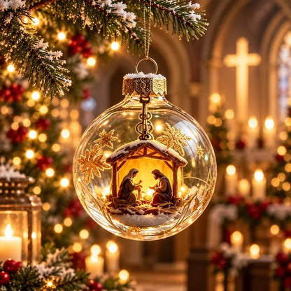 Illuminated Christian Scripture Keepsake Ornaments