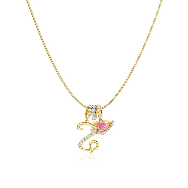 💖Last Day 50% OFF✨3-Layering Initial A-Z Letter Pendant Necklaces🎀
