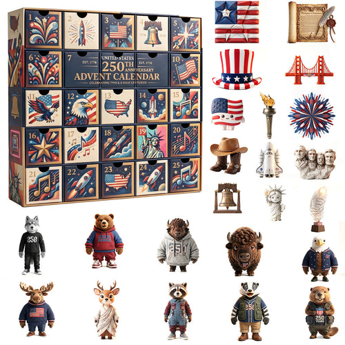 The Ultimate USA 250th Anniversary Blind Box Advent Calendar! 🇺🇸🦅 (25 Days of Surprises)