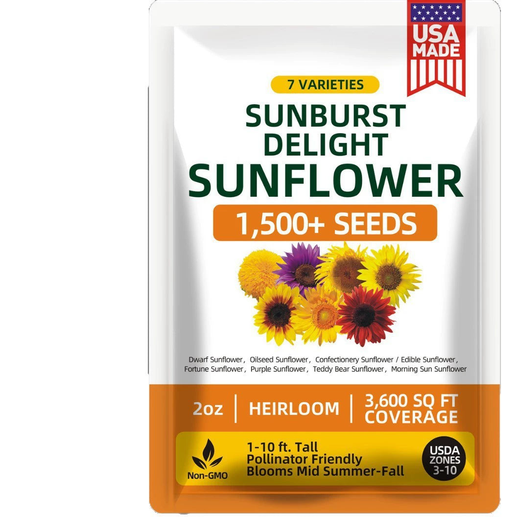 Sunflower Seeds Mix – Red & Colorful Heirloom Collection