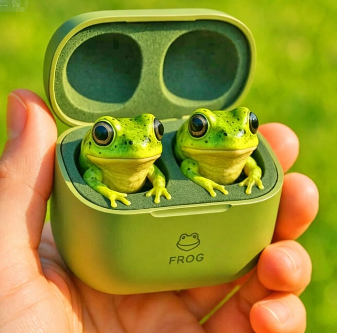 Premium 3D Artist-Series Animal Wireless Earbuds | Wireless Earphones with Cartoon Charging Case