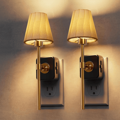 Pleated Fabric Cover Night Light