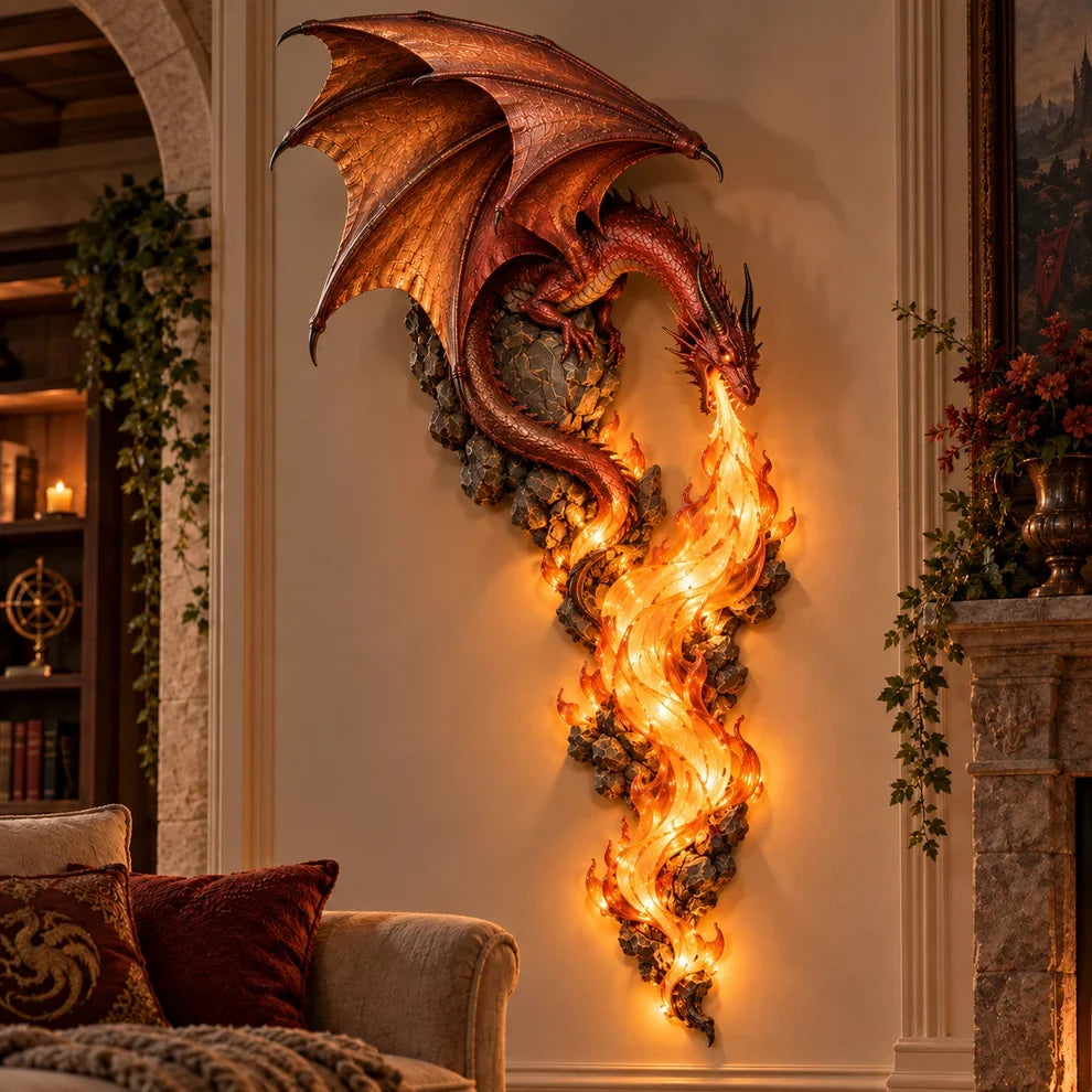 🐉Dragonfire GuardianM Wall Sconce-A Legendary Flame Awakens On Your Wall