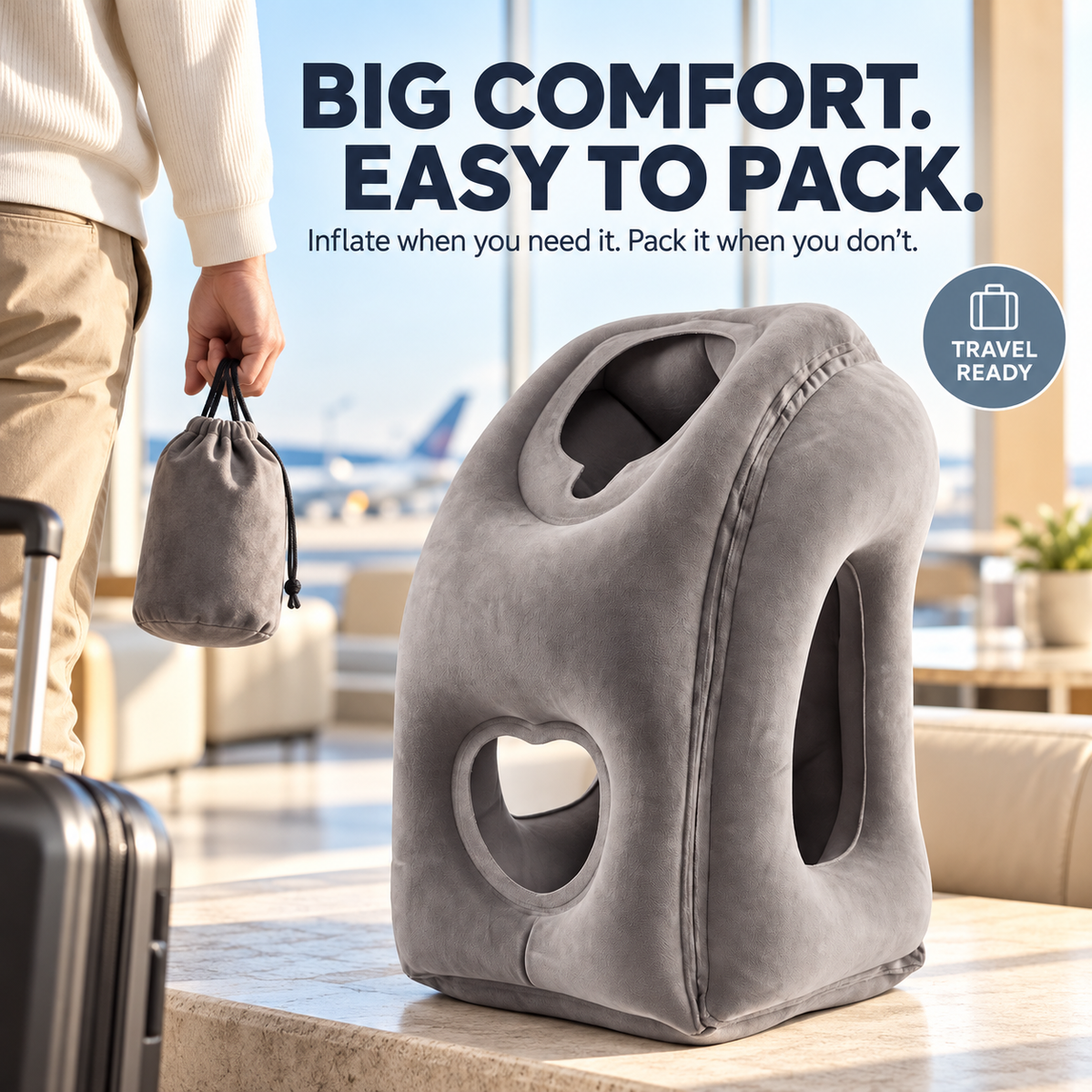Inflatable Travel Pillow💤