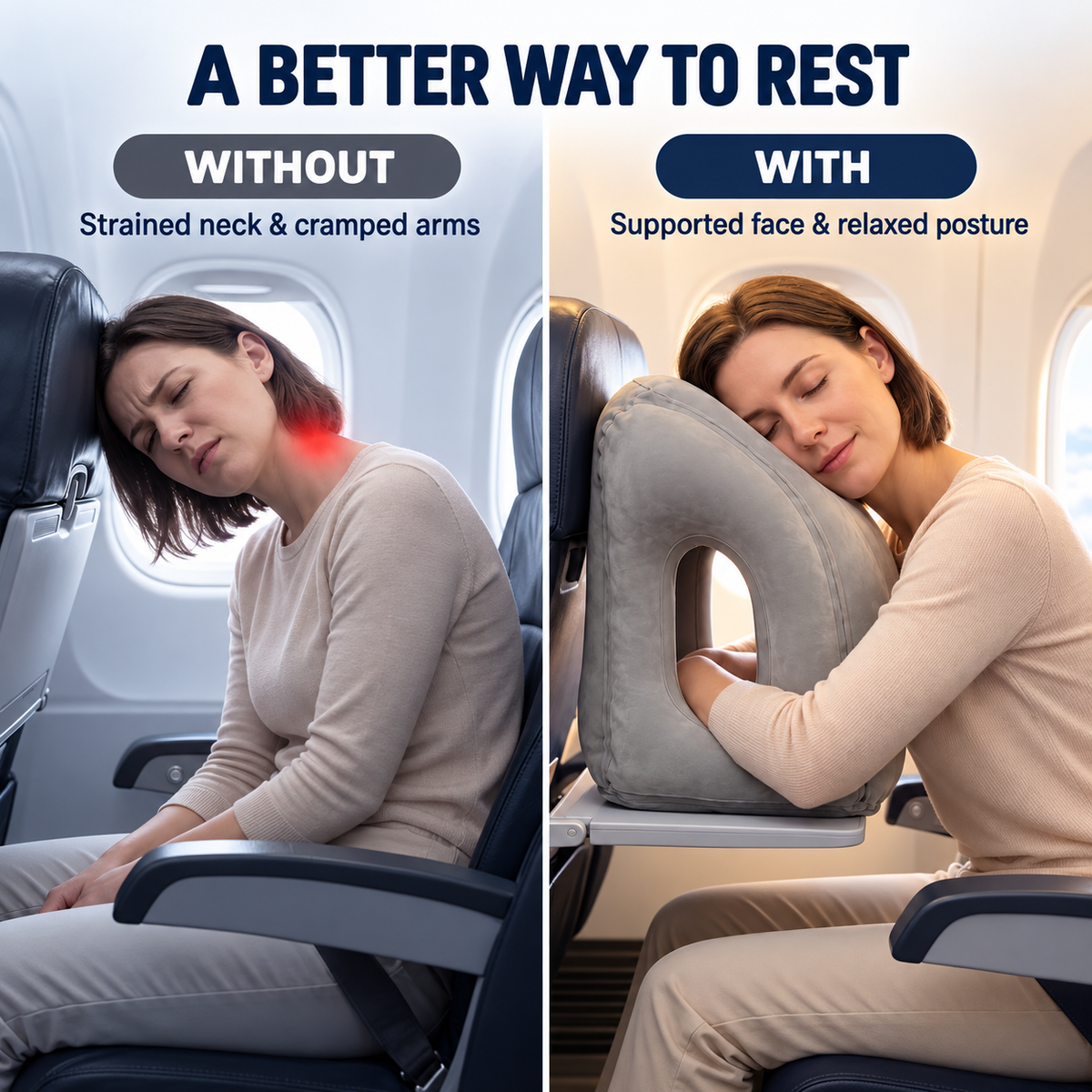 Inflatable Travel Pillow💤