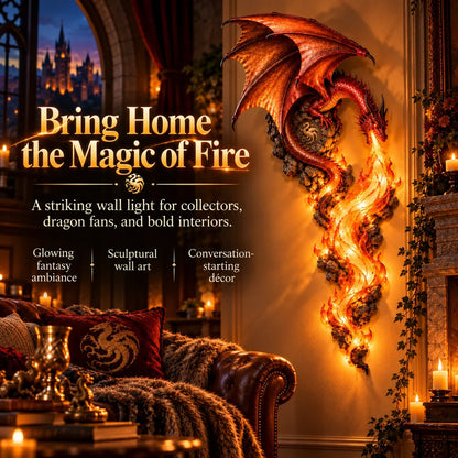 🐉Dragonfire GuardianM Wall Sconce-A Legendary Flame Awakens On Your Wall