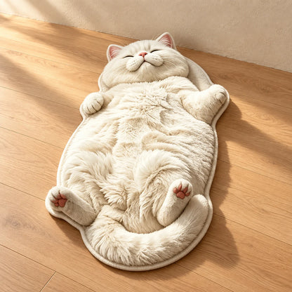 Chubby Tabby Cat Shaped Rug🐱