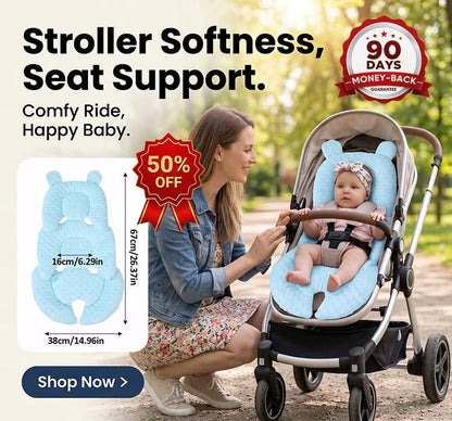 Bean Velvet Baby Stroller Cushion