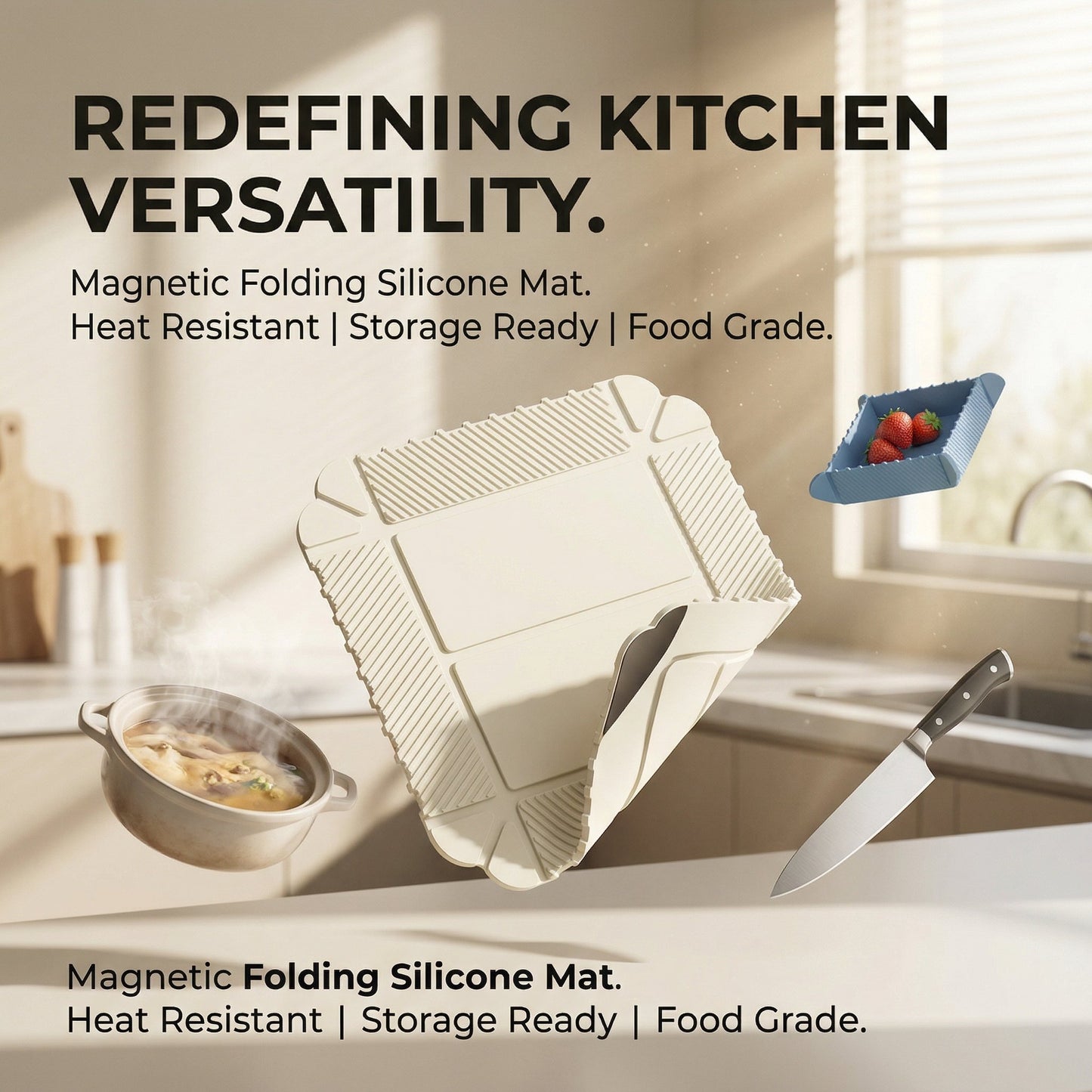 Foldable Multifunctional Storage Bowls