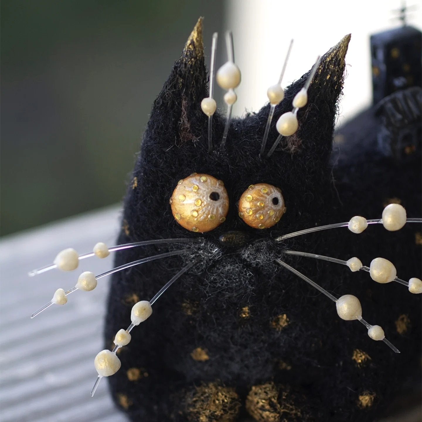 🔥Heißer Sale 49% RABATT🌟🐭👀Handgefertigter, panischer, schräger Kuscheltier-Plüschfreund aus Wollfilz mit großen Augen🧶