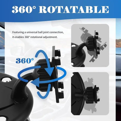 🎁360° Rotating CD Slot Car Mount – Triangle Stable Holder for CarPlay Screens, GPS & Dashcams