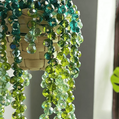 Beaded Plant Light Catcher Ornament