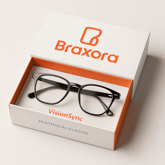 👓VisionSync Multifocal Glasses [Adaptive Technology] — Adaptive Focal Tech for 📚Reading, Driving & 💻Computer Use. No more switching!