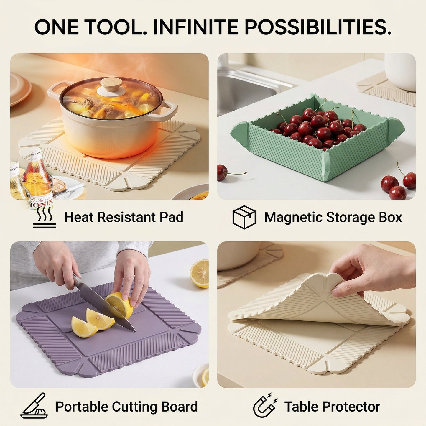 Foldable Multifunctional Storage Bowls