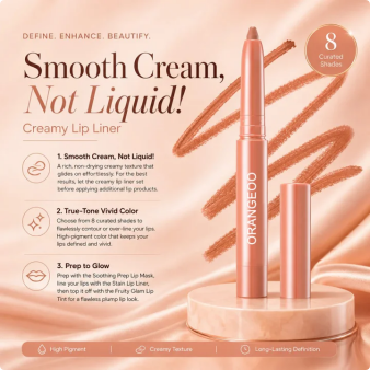 Last Day Buy 1 Get 1 Free Easy Glide Lip Liner — Creamy, Blendable Color with Smooth Application, Summervibes