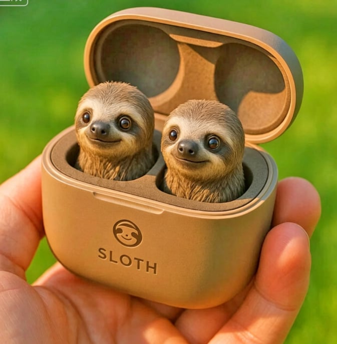 Premium 3D Artist-Series Animal Wireless Earbuds | Wireless Earphones with Cartoon Charging Case