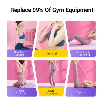 💪Multi-functional Pedal Resistance Band Trainer – Portable Foot Pedal Fitness Equipment for Home Gym🌿🏠