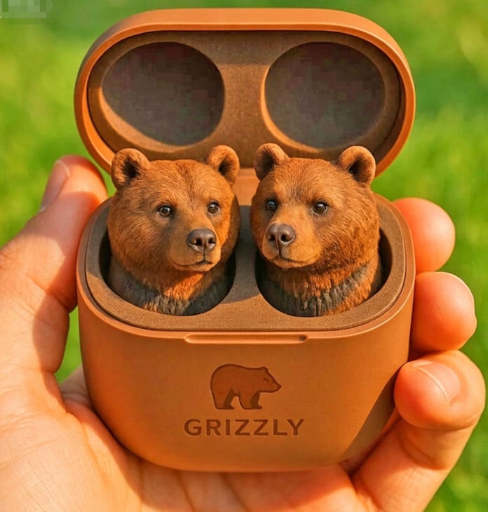 Premium 3D Artist-Series Animal Wireless Earbuds | Wireless Earphones with Cartoon Charging Case