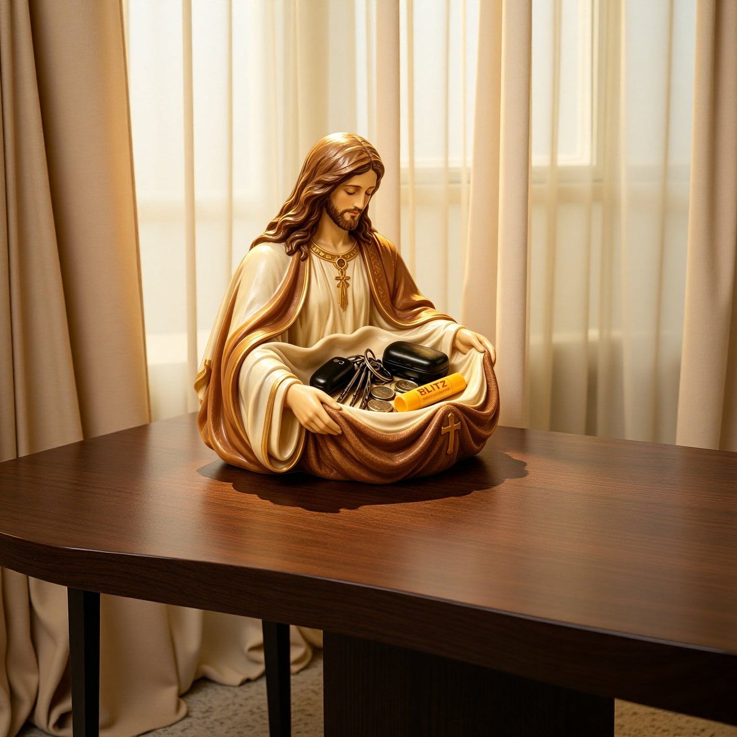 Handmade Jesus Storage Bowl