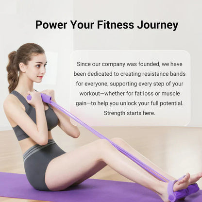 💪Multi-functional Pedal Resistance Band Trainer – Portable Foot Pedal Fitness Equipment for Home Gym🌿🏠