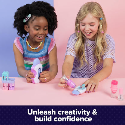 Cool Maker, GO Glam Studio Nail Kit, Style 200 Nails, 4 Designs, 2 Polish Applicators & Mask , Arts and Crafts for Ages 7 and up