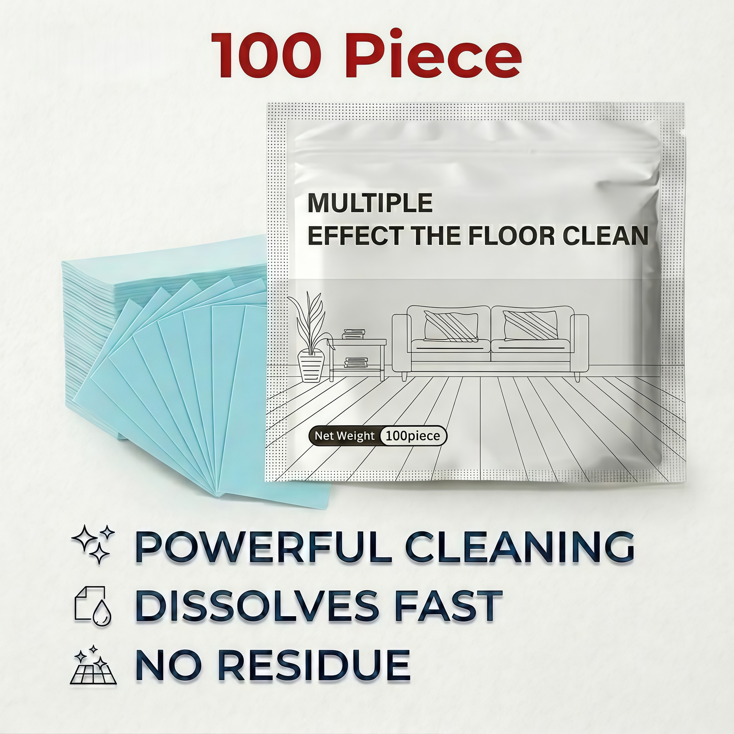 100-Piece Multi-Surface Floor Cleaning Tablets