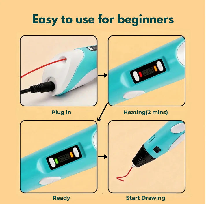 3D Creative DIY Printing Pen Kit