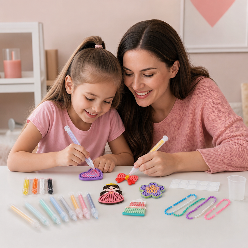 Magical Bead Painting – DIY Set for Kids