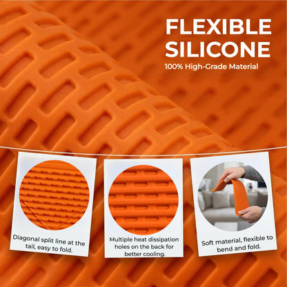 Foldable Silicone Aluminum Holder - Secure, Ergonomic Device Mount for Everywhere