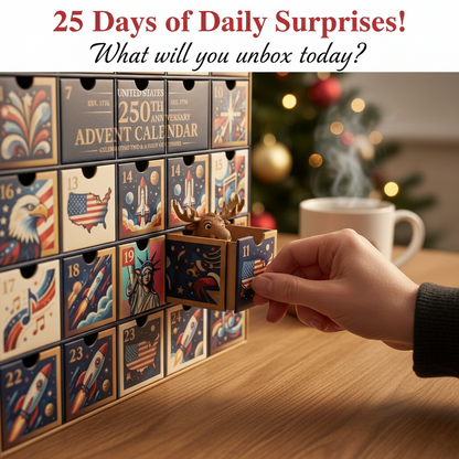 The Ultimate USA 250th Anniversary Blind Box Advent Calendar! 🇺🇸🦅 (25 Days of Surprises)