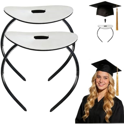 No‑Slip Graduation Cap Headband 2‑Pack
