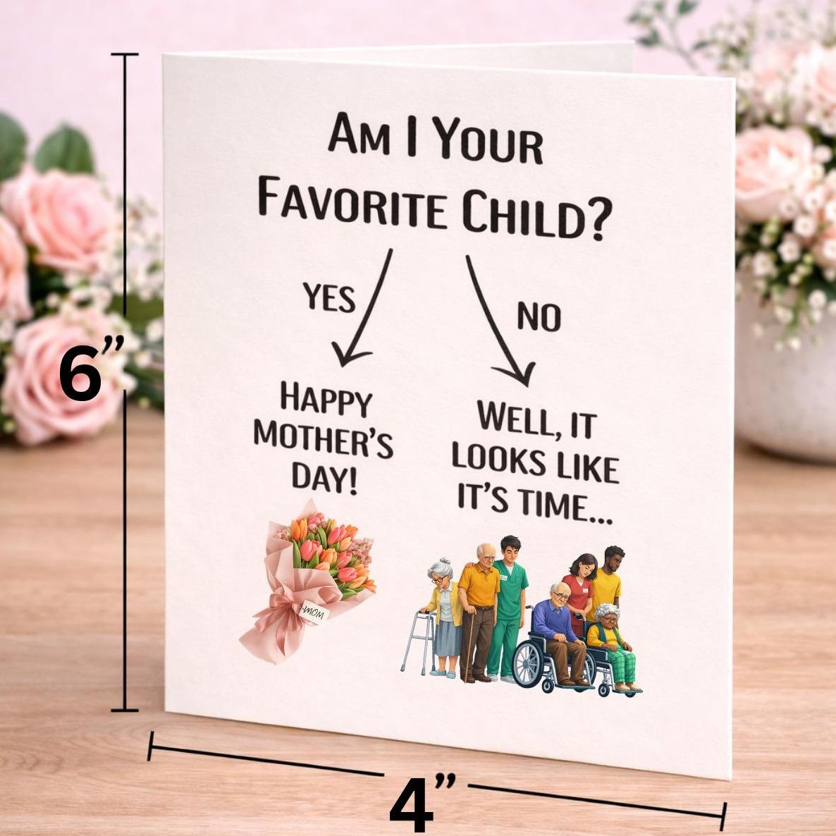 Funny Mother's Day Greeting Card
