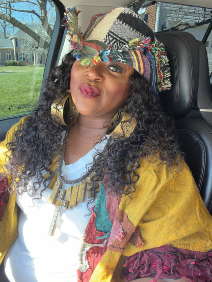 🔥Last Day 50% OFF - 🎩🍄Frayed Patchwork Bucket Hat(✨Shapeable Brim One-of-a-Kind Style}