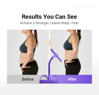 💪Multi-functional Pedal Resistance Band Trainer – Portable Foot Pedal Fitness Equipment for Home Gym🌿🏠
