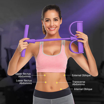 💪Multi-functional Pedal Resistance Band Trainer – Portable Foot Pedal Fitness Equipment for Home Gym🌿🏠