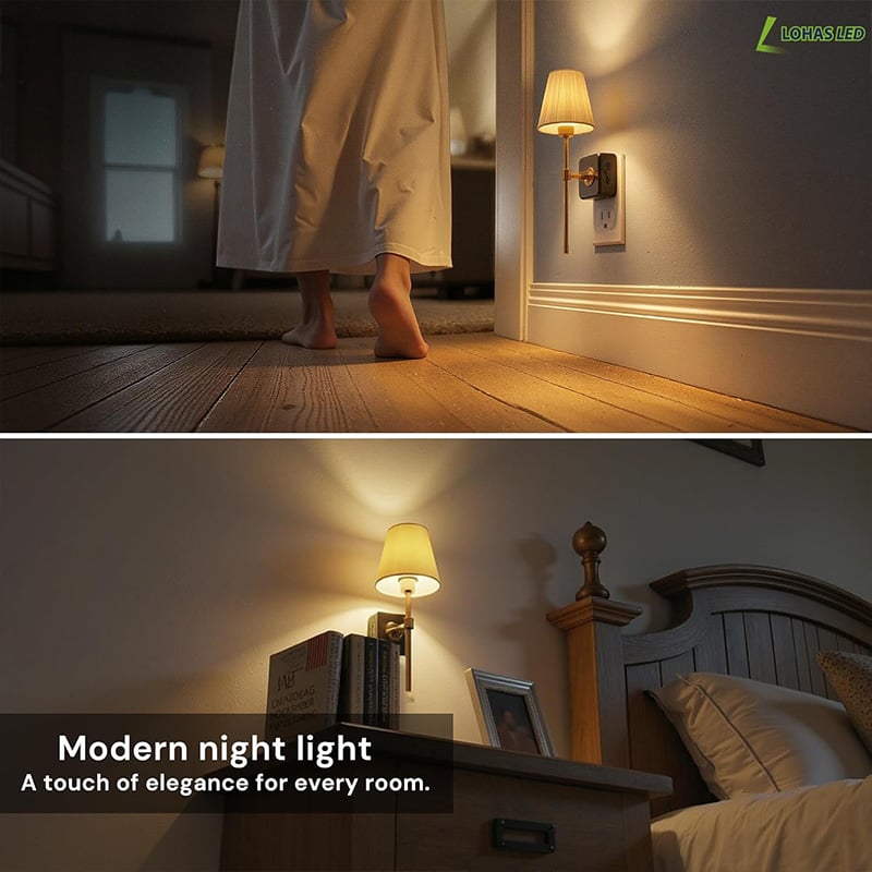 Pleated Fabric Cover Night Light