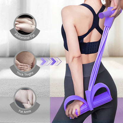 💪Multi-functional Pedal Resistance Band Trainer – Portable Foot Pedal Fitness Equipment for Home Gym🌿🏠