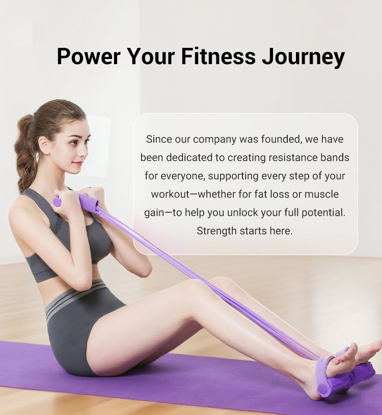 💪Multi-functional Pedal Resistance Band Trainer – Portable Foot Pedal Fitness Equipment for Home Gym🌿🏠
