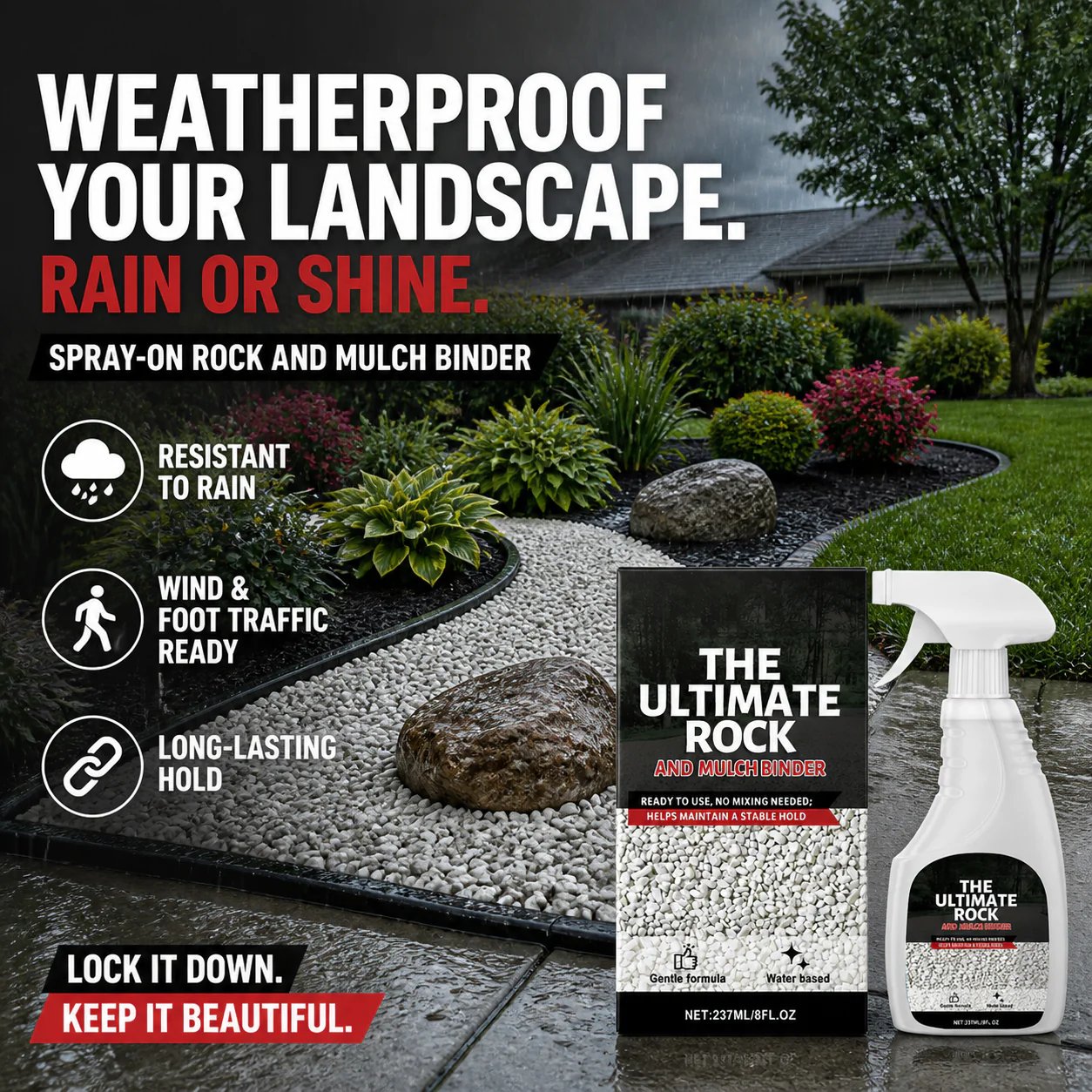 🌿 Outdoor Rock Stabilizer Spray Binder