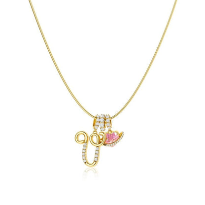 💖Last Day 50% OFF✨3-Layering Initial A-Z Letter Pendant Necklaces🎀