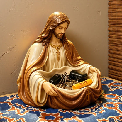 Handmade Jesus Storage Bowl