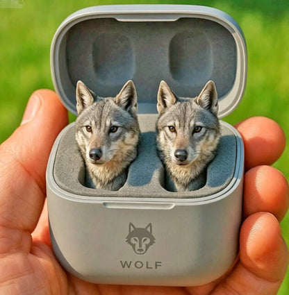 Premium 3D Artist-Series Animal Wireless Earbuds | Wireless Earphones with Cartoon Charging Case