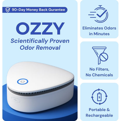 Ozzy | Eliminate Smoke, Pet & Kitchen Odors in 1-Click